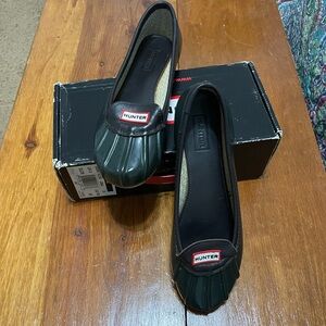 Hunter Jena Rain Flats - Size US 8 - **runs large